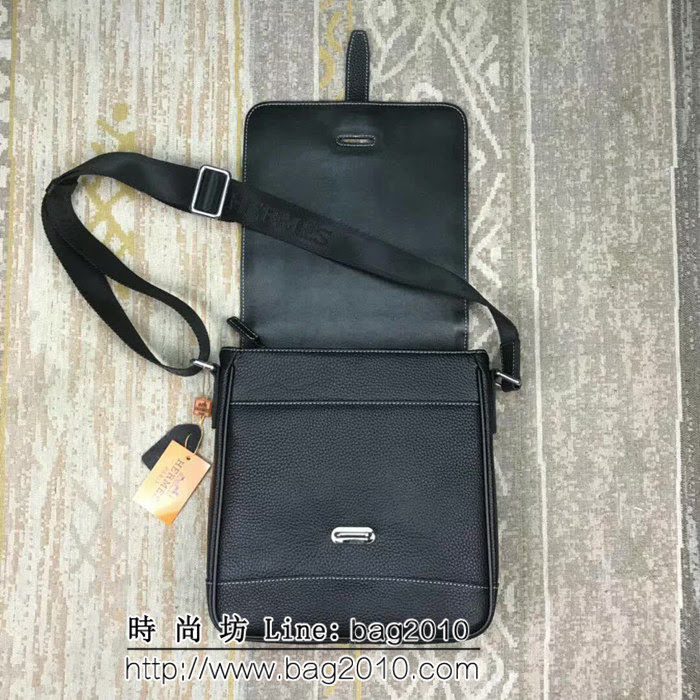 HERMES愛馬仕 高端貨 最新款 男士牛皮斜挎包 8829-4  JD1086